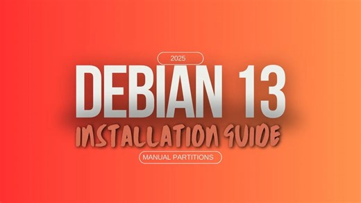 如何在UEFI PC或笔记本电脑上使用手动Linux分区安装Debian 13“Trixie”_哔哩哔哩_bilibili
