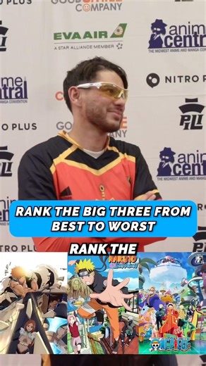 RANK THE BIG THREE FROM BEST TO WORST‼️ #anime #shorts