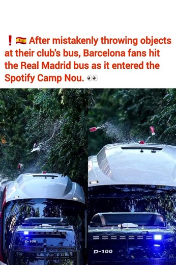 They managed to get Real Madrid right😭😭 #realmadridbus #elclasico #barca