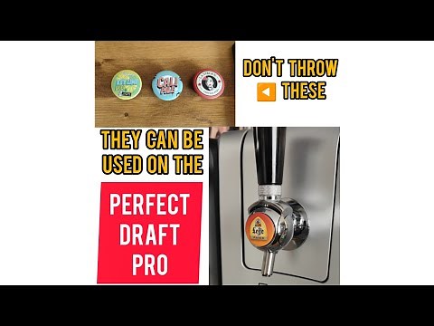 Make use of your philips perfect draft medallions on the Perfect draft pro