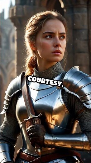 The Code of Chivalry in Medieval Knighthood! #facts #history #shorts