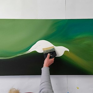 389K views · 8.1K reactions | *New* Intuitive Abstract Painting | Rinske Douna | Facebook