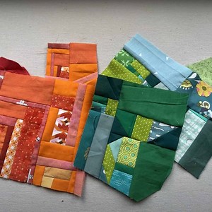 One Color Crumb Quilt Block Tutorial