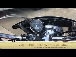 Yamaha VSTAR 1100 Tachometer Installation