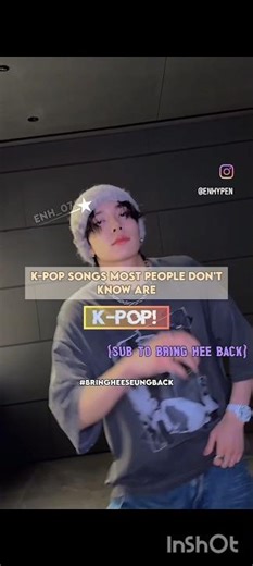 K-pop songs?!? #bringheeseungback #kpop