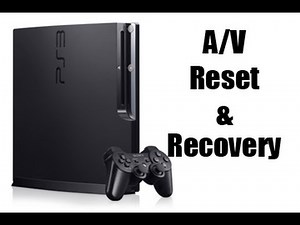 How to Reset A/V Settings & Boot Recovery Mode [PS3]