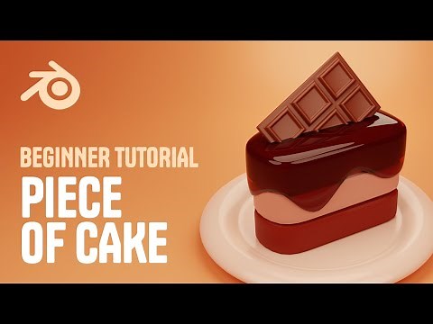 3D Piece of Cake - Blender Tutorial for Beginners