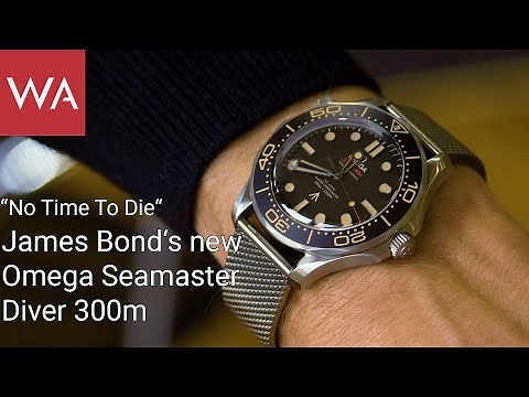 "No Time to Die" - James Bond's new OMEGA Seamaster Diver 300m