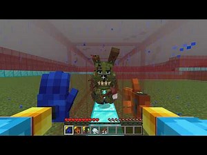 Five Nights at Freddy's Bite by Night Springlock Maze Chase MOD in Minecraft PE