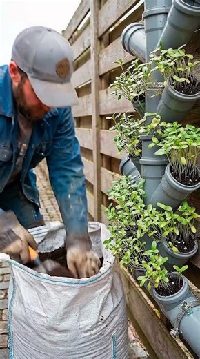 DIY Vertical Strawberry Planter 🍓 (PVC Pipe Hack for Small Spaces)