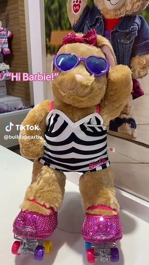 Our Barbie collection is here for the new upcoming Barbie movie in theaters July 21st! @Build-A-Bear @Barbie Movie @barbie #barbie #barbiegirl #barbiedoll #barbieworld #newbarbiemovie #buildabearworkshop #buildabear #beldenvillagemall #buildabeartiktok #buildabearworkshopclothes