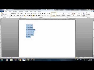 microsoft word 2010 basic tutorial part 3 for beginnigers