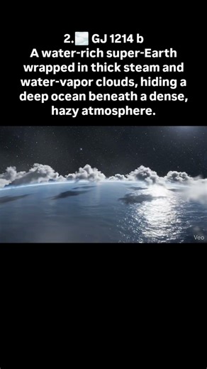 3 Planets With NO Land 🌊 Could You Swim Here? 🚫🏝️ #freqscience #universe #waterplanet #spacefacts