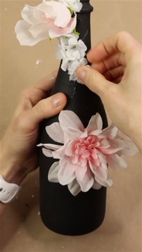 Turn two Dollar Tree wine glasses into this! 🫢🌸