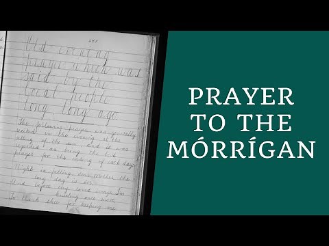 Prayer to the Morrigan - Lora O'Brien | Irish Pagan School | Traditional Irish Prayer | Pagan Prayer