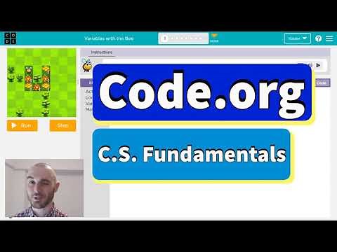 Code.org Course F Lesson 12 Variables with the Bee | Tutorial with Answers