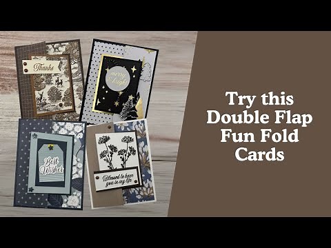Try this Easy Double Flap Fun Fold Cards