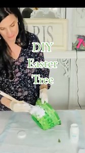 2.9K views · 60 reactions | Hop into spring with this adorable DIY Dollar Tree Easter tree made from a party hat and eggs—perfect for adding festive cheer! ✨ #EasterDecor #DollarTreeDIY | Olivia's Romantic Home DIY | Facebook