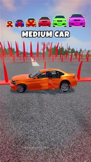 Big & Small Cars vs Big And Small Spikes #2