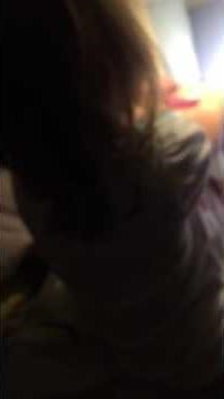 Little girl plays with her self