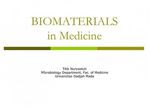 Biomedical Applications of Biomaterials in Medicine - SlideServe