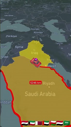 Map of Saudi Arabia, the country of our beloved Prophet Muhammad