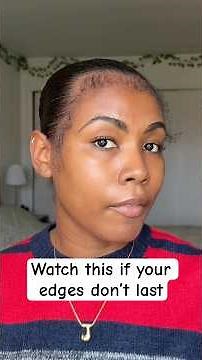How I Slick My Edges Without Flaking | Curly Hair Edition