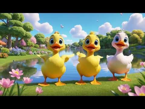 Three Little Toy Ducks Quack Quack Quack | Bath Time Song & Water Counting Rhyme