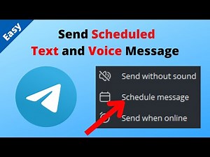 Mastering Telegram: How to Schedule Text and Messages
