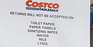 Costco takes revenge on hoarders by refusing to accept their toilet paper returns