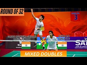 Rohan Kapoor & Ruthvika Shivani 🇮🇳 vs Sunjith S. & Divya R. 🇮🇳 | R32 | XD | Syed Modi 2025 🏸🔥