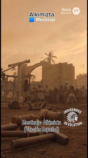 A lot people were asking for the Spanish version of Mestizaje by Alkimizta. So this is the Spanish version. It will be available soon on all music platforms. You can listen to the English version already #nativepride #indigenoustiktok🖤💛❤️ #mexicantiktok #ourlandourstory #chicano #chicano #nativeamerican #mexico #bolívia #peru #argentina #elsalvadoreño #Guatemala | Indigenous Revolution