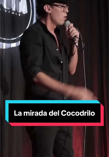 La mirada del cocodrilo en comedia stand-up