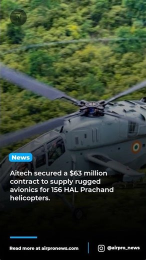 Aitech Powers India’s Advanced Light Combat Helicopter Program