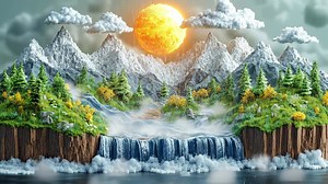 Hydrological Flow System: Vapor Lift, Rainfall Event, Condensation Layer, Liquid Path, Moisture Movement, Climate Balance, Stock Video - Video of clouds, water: 408514719