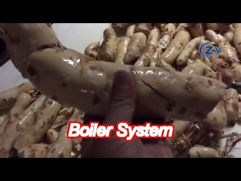 countercurrent 15kw sweet potato starch machine 20t/h rotary drum washer