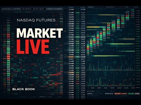 🔴 LIVE NASDAQ (NQ) | MARKET LIVE — BLACK BOOK