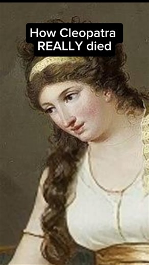 How Cleopatra REALLY died #history #cleopatra #ancient egypt