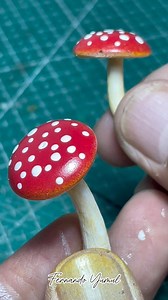 22K reactions · 1.5K shares | Diy hot glue mushrooms  #MiniatureArt #dioramaartist #miniaturequotes #miniatureartwork #fyp #everyone #dioramaart #filipino #miniature #DIY #diorama | Fernando Yumul | Facebook