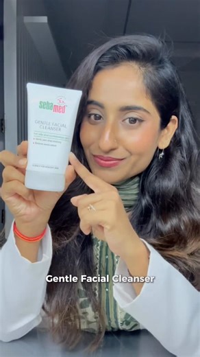Dr. Sushmita Dixit on Instagram: "Sebamed understands the struggle of oily skin,especially when the wrong cleanser leaves your face feeling dry and tight instead of fresh. That’s why the Sebamed Gentle Facial Cleanser is different. With its ideal pH of 5.5 and hydrolipid balance, it supports your skin’s natural barrier while controlling excess oil. I’ve been using it recently, and it feels super gentle on my skin. If you give it a try, I’d love to hear how it works for you! 😄 #sebamed #sebamedi