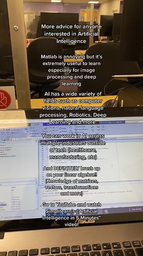 More on AI #matlab #python #code #artificialintelligence #machinelearning #studentlife #techtok