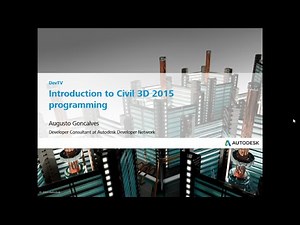 Introduction to Civil 3D 2015 programming