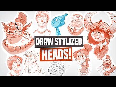 How to Draw Stylized Heads in Procreate + Free Brushes