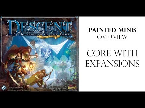 Descent 2nd Edition With Expansions Painted Minis Overview
