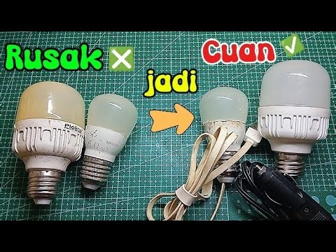Membuat Lampu LED Smd AC220V ke DC5 dan 12v dengan Mudah #tutorial #diy