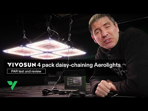 MIGRO Review | VIVOSUN 400W AeroLight LED Grow Light | PAR Test and Review