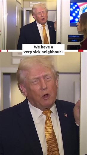 US President Donald Trump appeared to threaten military action against Colombia during a press conference on Air Force One. Trump called Colombia a