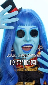 piper nelson on Instagram: "Other Bobinsky from Coraline as a @monsterhigh doll 🐈‍⬛🌟🧵🪡 this is one of my all time favorite movies but I didn’t want to start with the Other Mother because that would have been too obvious 🤭 should I do the other characters now though?? ⁣ ⁣ some products below are gifted & are marked with *** ⁣ ⁣ products: brow blocking tutorial on my page @elfcosmetics power grip primer @sunsetmakeupofficial colored foundations in white & blue @kimchichicbeauty the most conce
