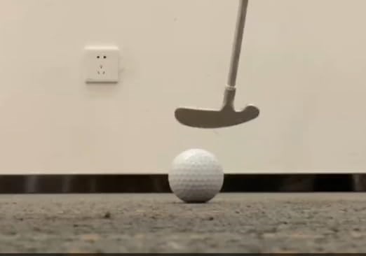 golf putter, left and right handed, for club, hitting mat