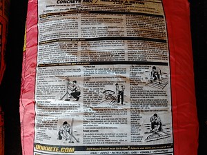 Quick Set Concrete Help ?